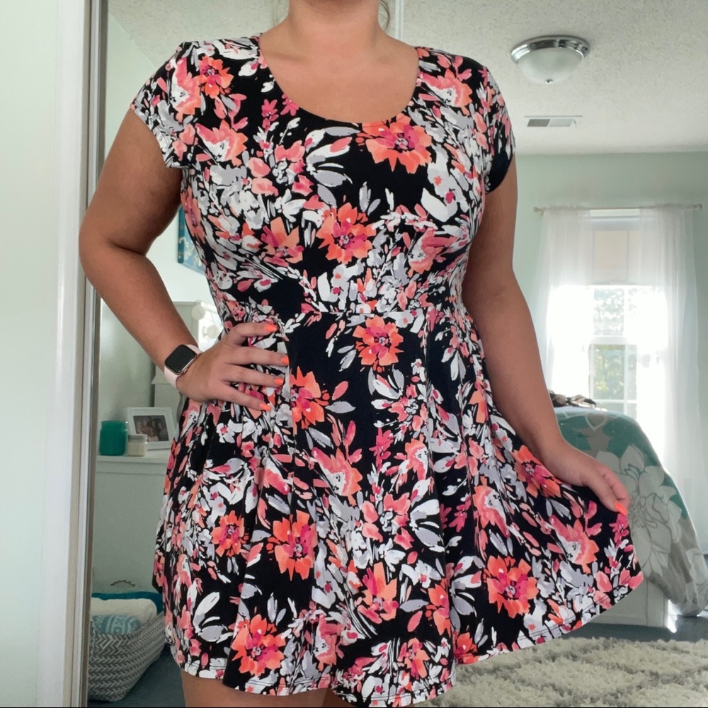 Floral Skater Dress